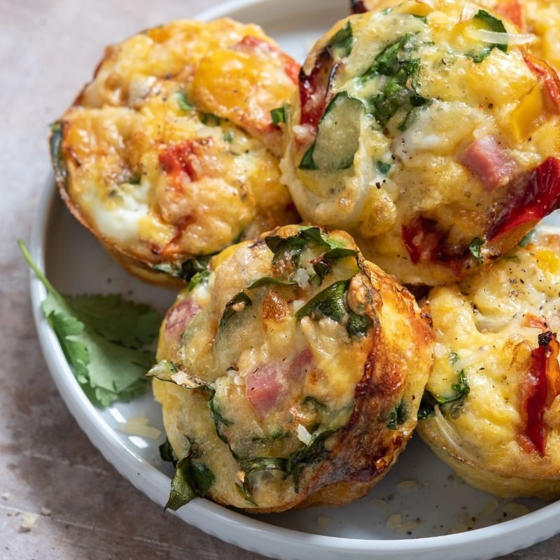 Egg and Spinach Muffins