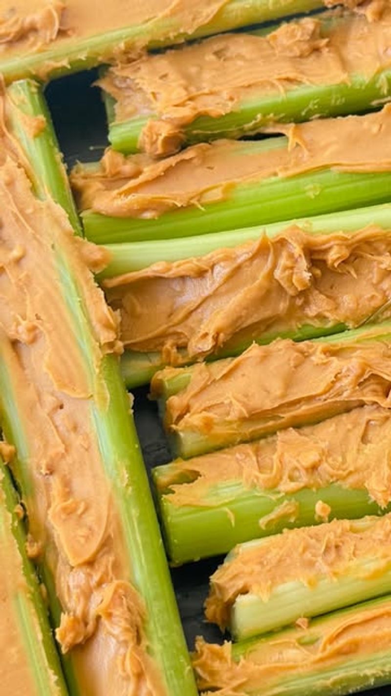 Celery Sticks with Peanut Butter
