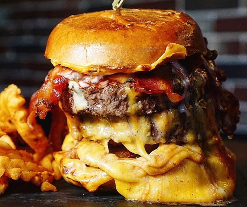 Cheddar Bacon Onion Burger