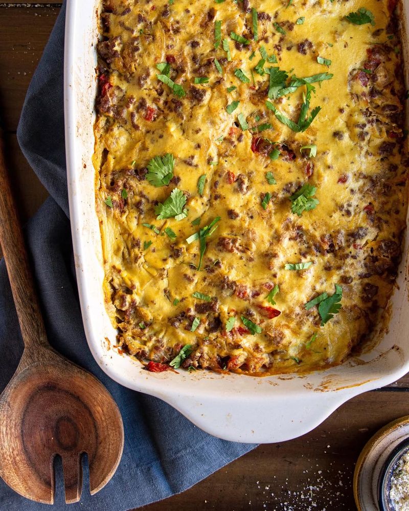 Cheeseburger Casserole