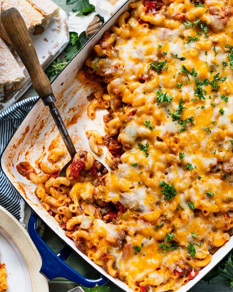 Cheesy Beef and Pasta Casserole