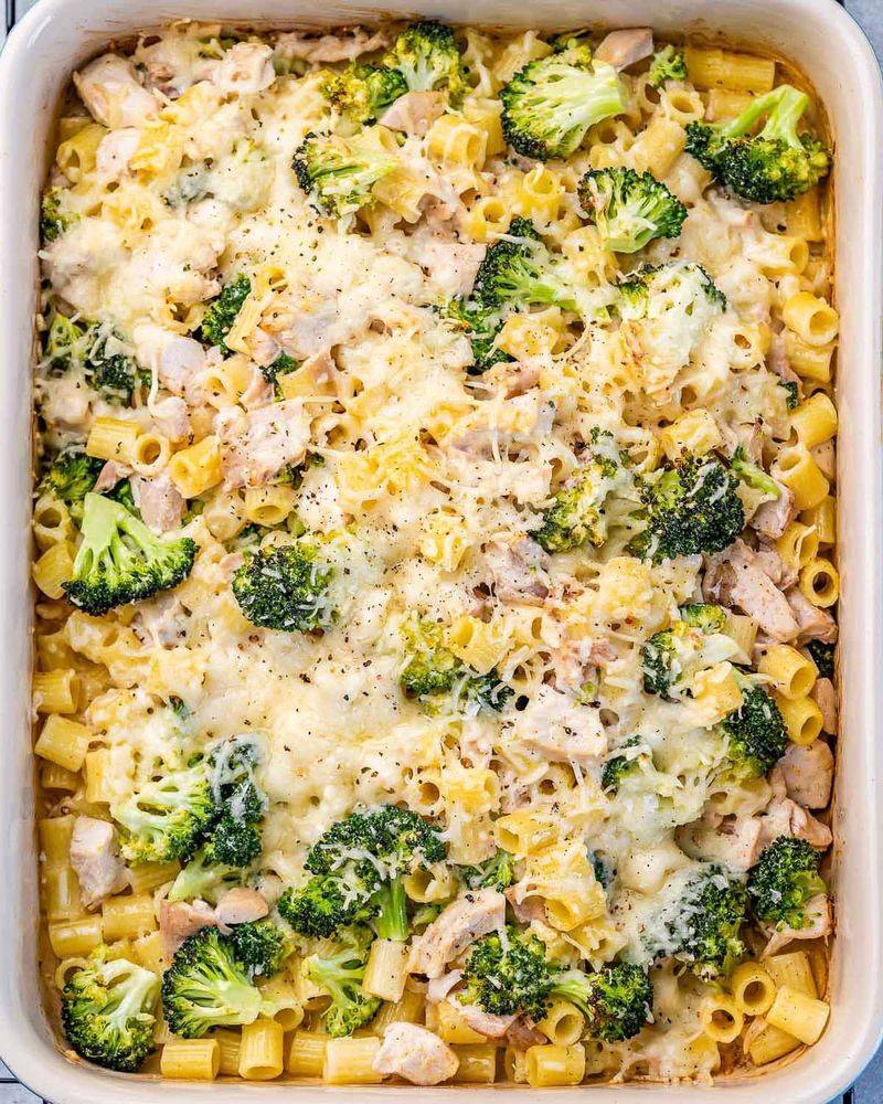 Chicken Alfredo Bake