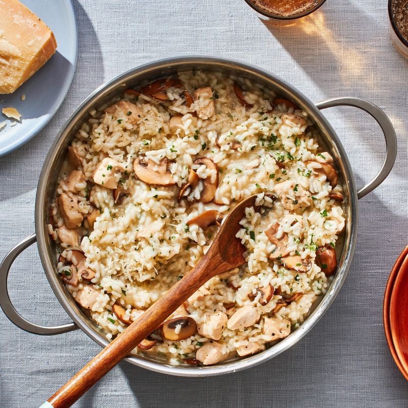 Chicken and Mushroom Risotto