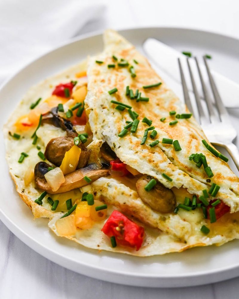 Egg White Omelette with Veggies