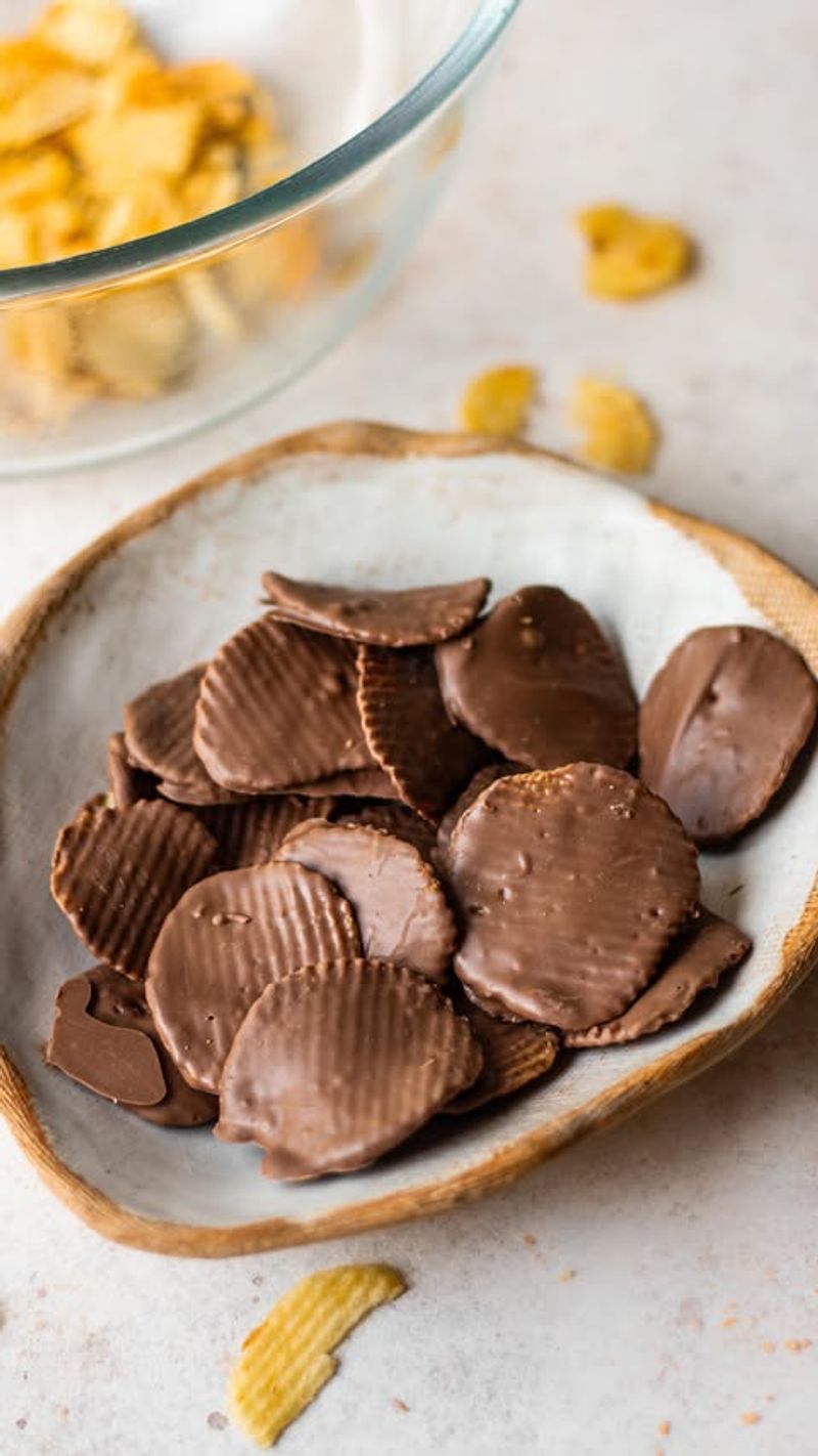 Chocolate and Potato Chips