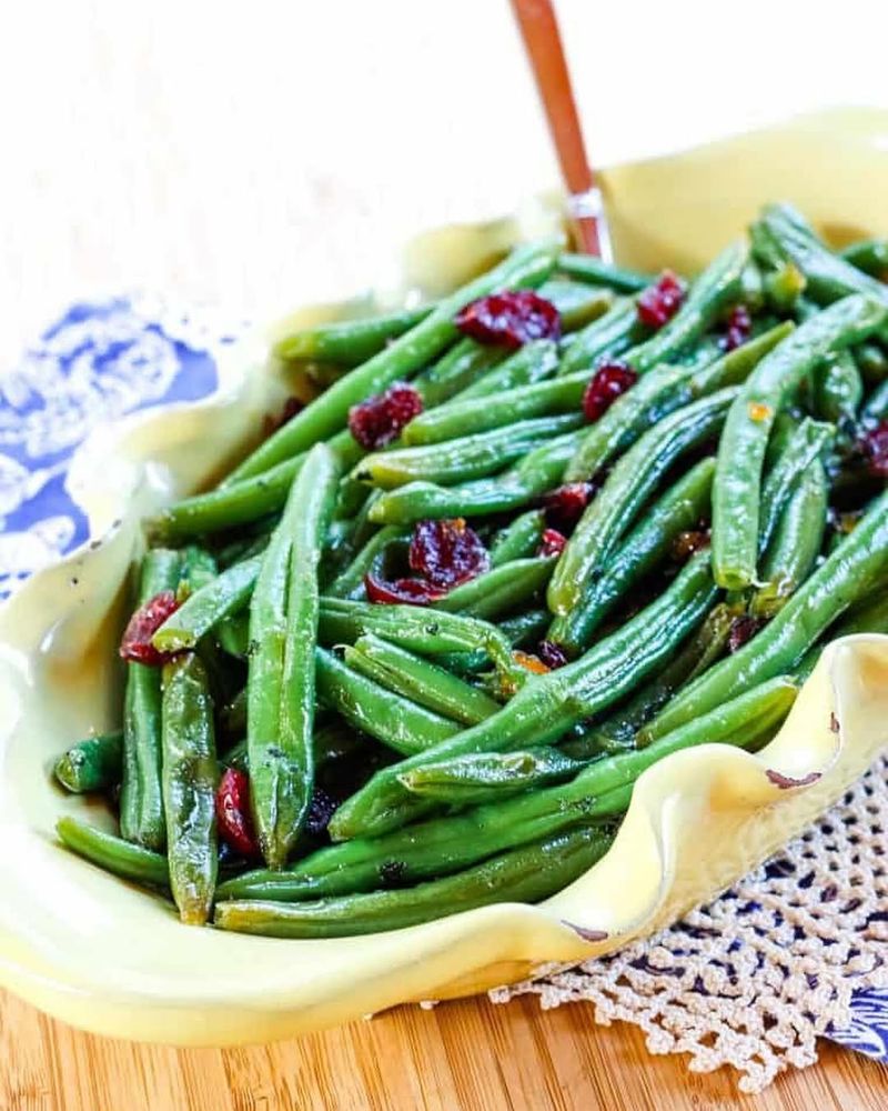 Cranberry Almond Green Beans