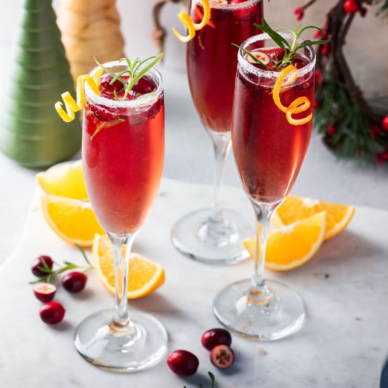 Cranberry Mimosa