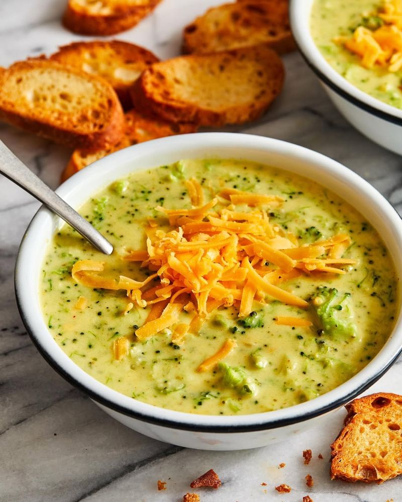 Creamy Broccoli Cheddar Soup