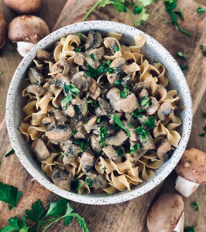 Creamy Mushroom Stroganoff