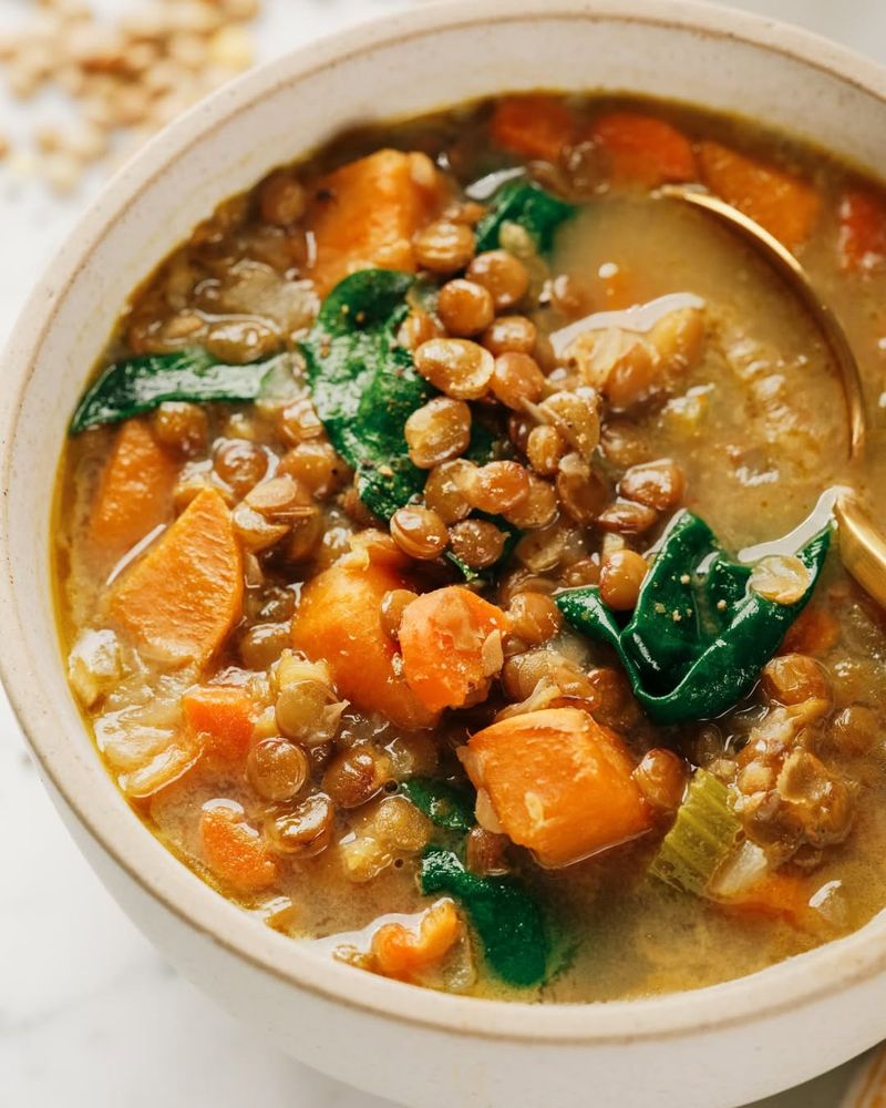 Lentil and Sweet Potato Stew