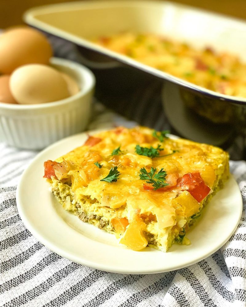 Egg and Cheese Breakfast Casserole