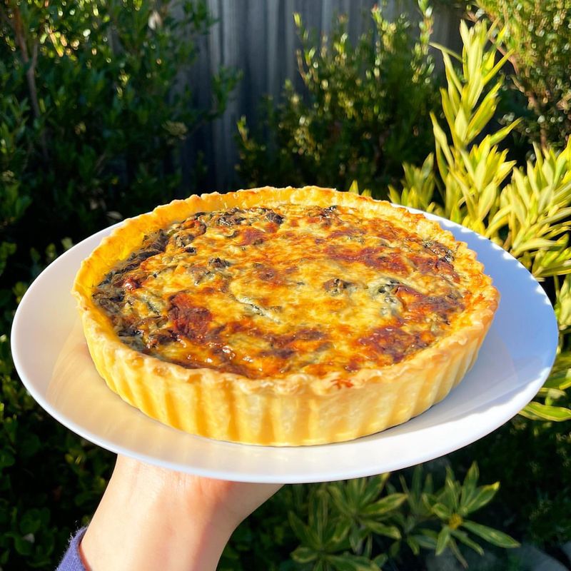 Frozen Spinach and Cheese Quiche