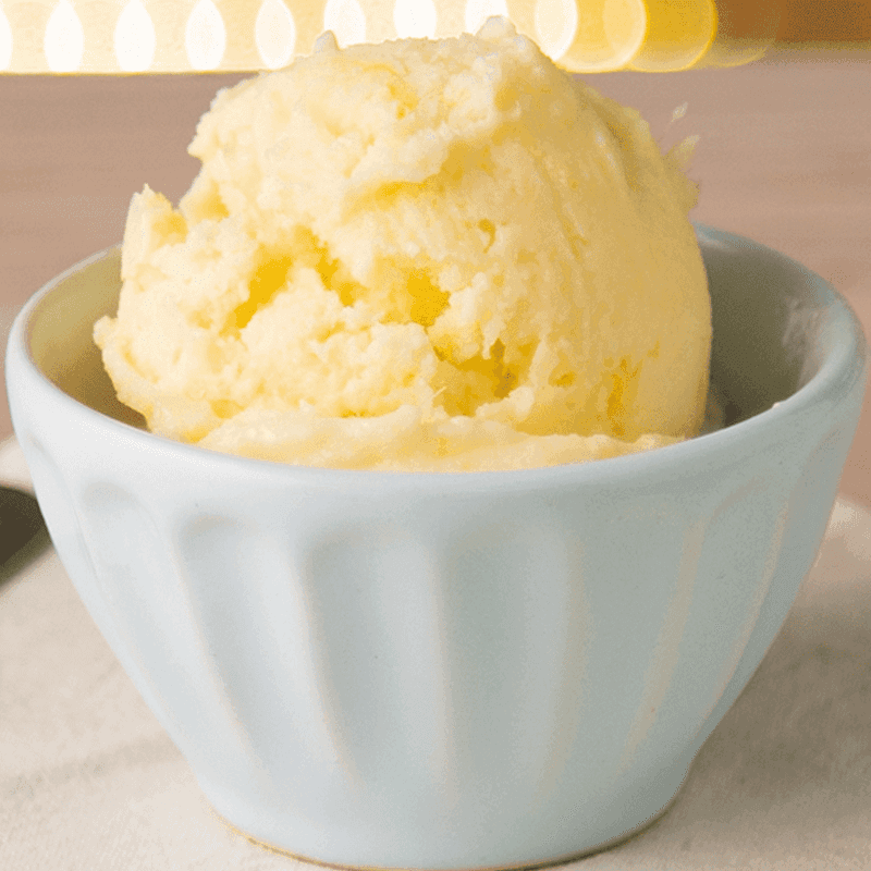 Pineapple Coconut Sorbet