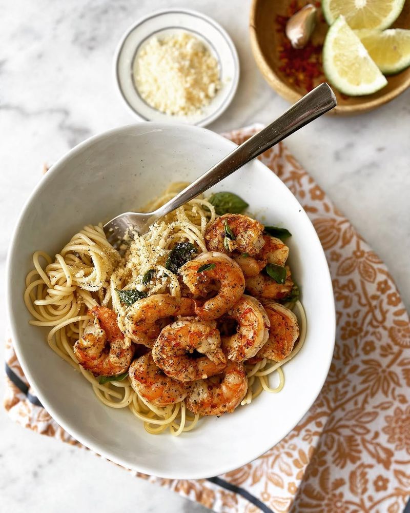 Garlic Butter Shrimp Pasta