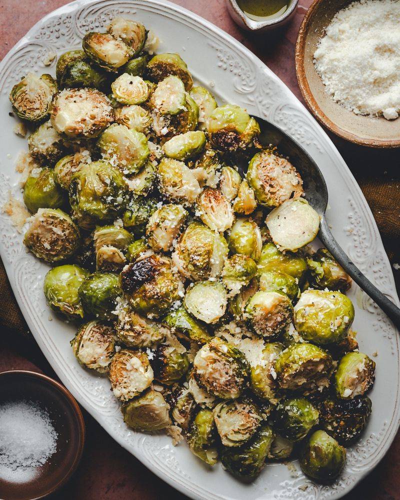 Garlic Parmesan Brussel Sprouts