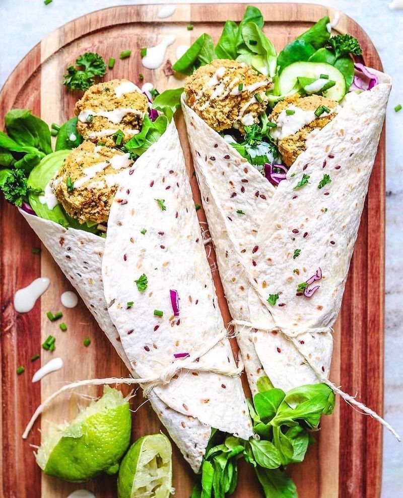 Gluten-Free Falafel Wrap