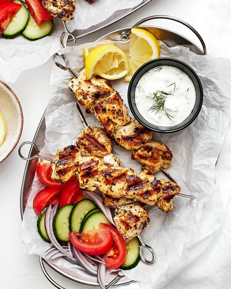 Greek Chicken Skewers