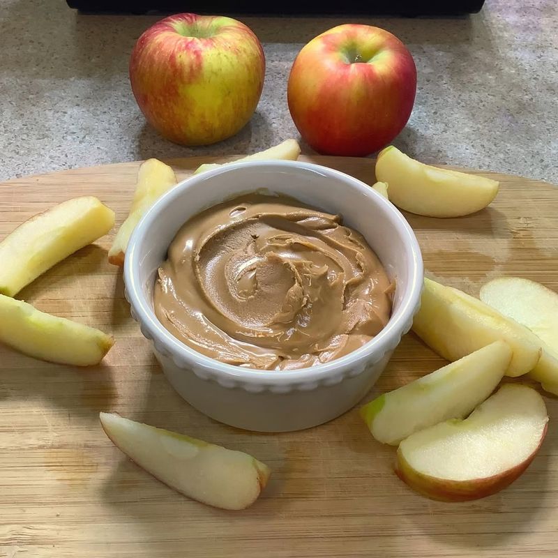 Apple Slices with Almond Butter