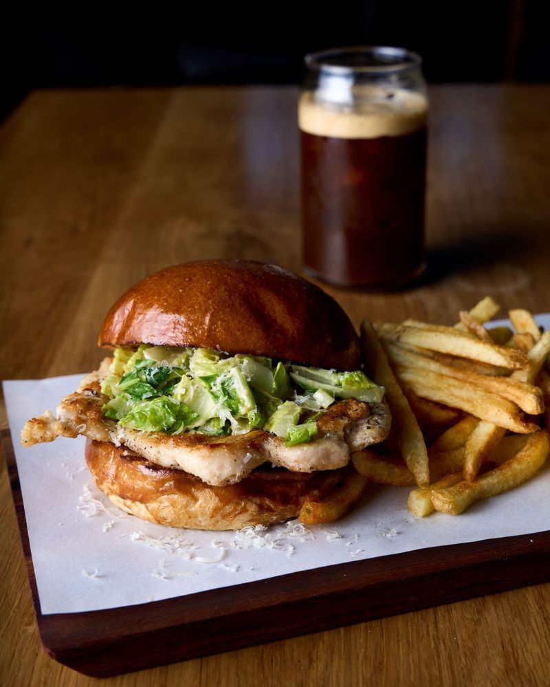 Grilled Chicken Caesar Burger