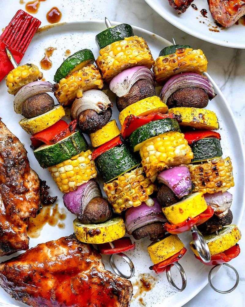 Grilled Vegetable Skewers