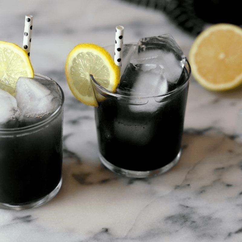 Charcoal-Activated Lemonade