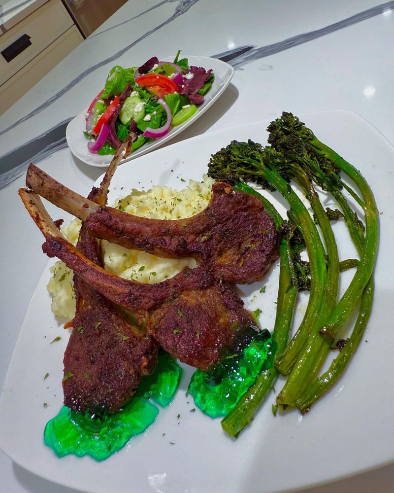 Lamb Chops with Mint Jelly