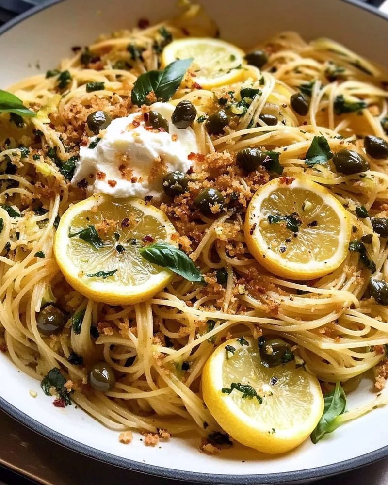 Lemon Basil Angel Hair