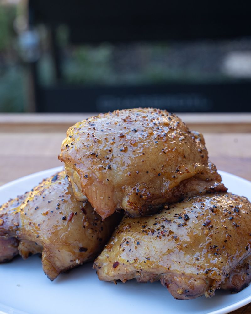 Maple Glazed Chicken Thighs