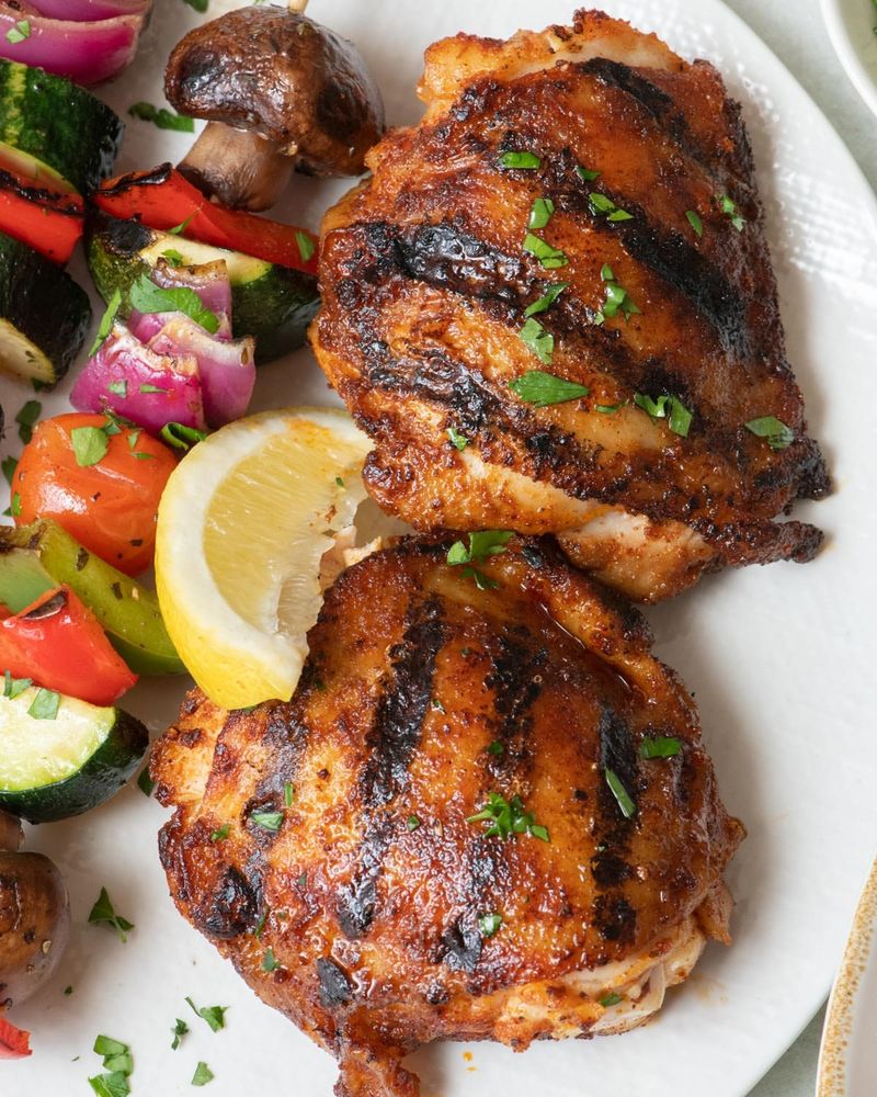 Mediterranean Grilled Chicken Thighs