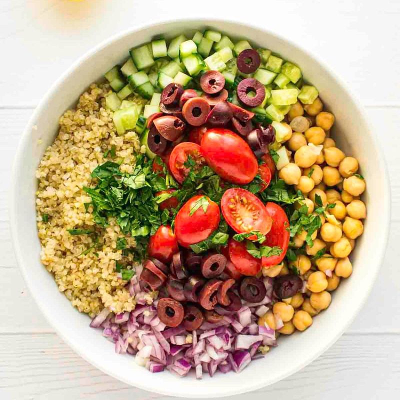 Mediterranean Quinoa Salad