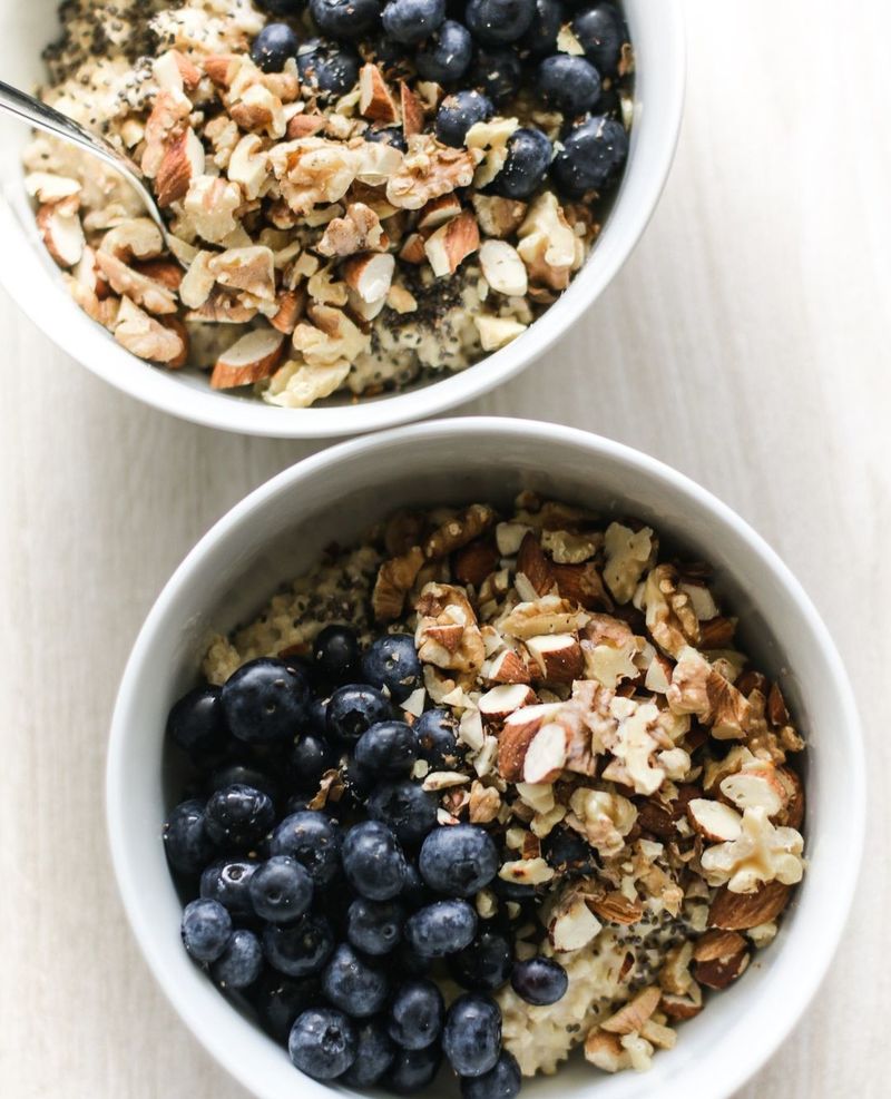 Millet Porridge with Almonds and Berries