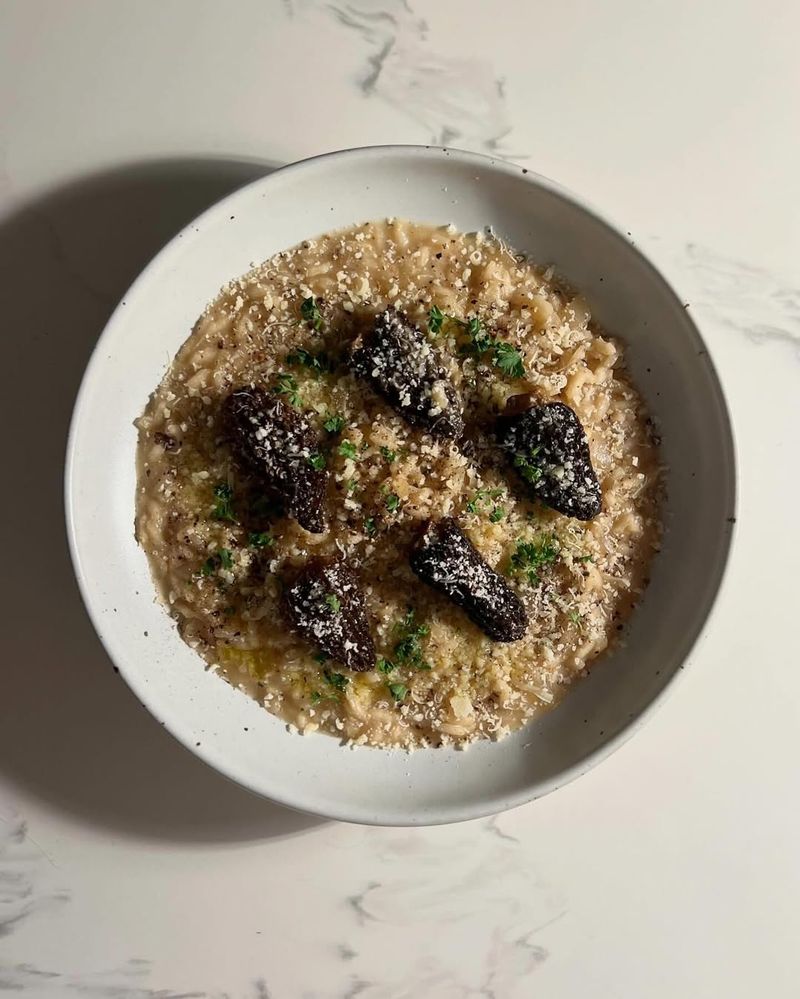 Mushroom Risotto with Parmesan