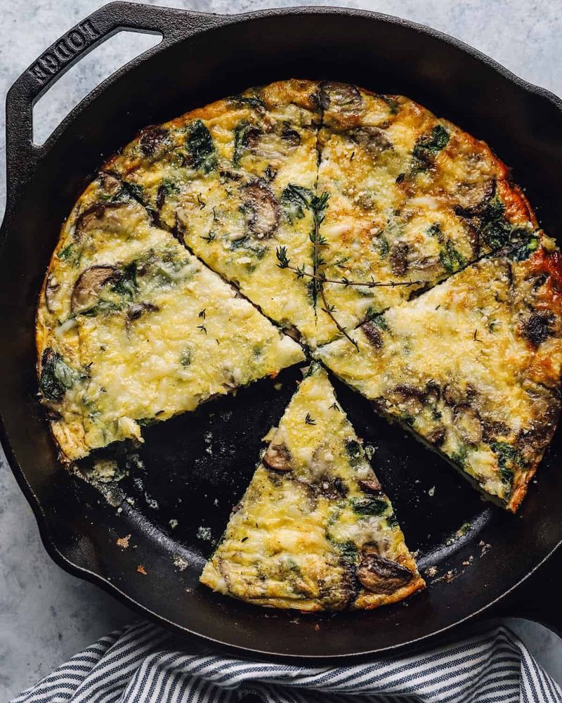 Mushroom & Spinach Frittata