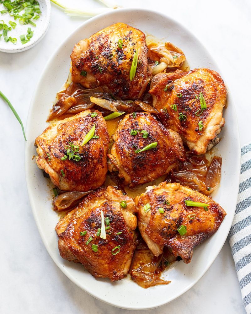 Orange Ginger Chicken Thighs