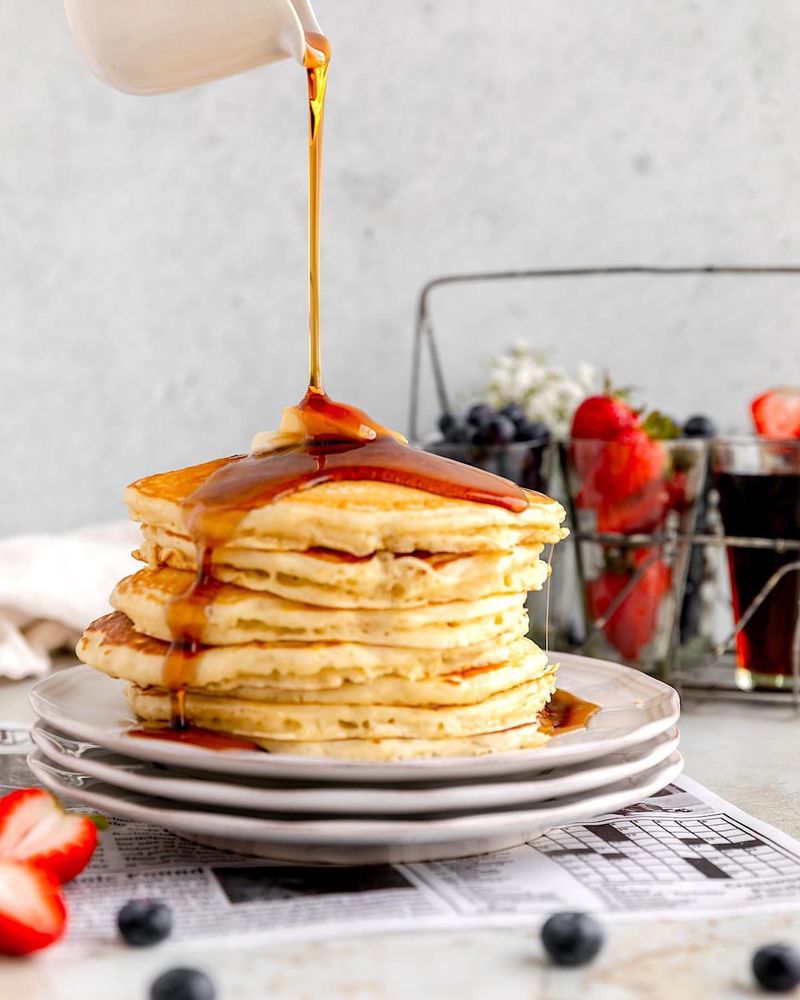 Pancakes with Maple Syrup