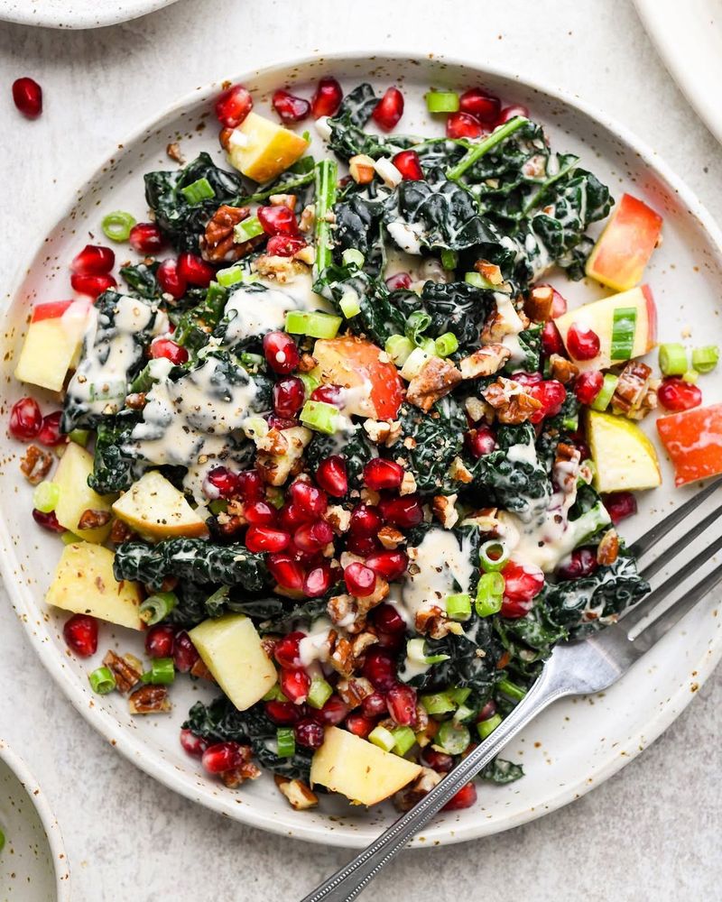 Pomegranate Kale Salad