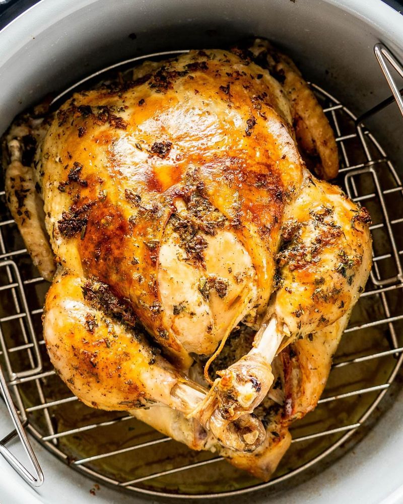 Pressure Cooked Whole Chicken