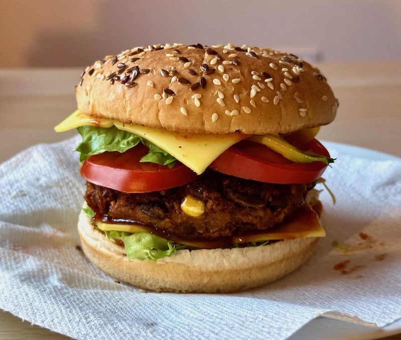 Pumpkin Seed Burger