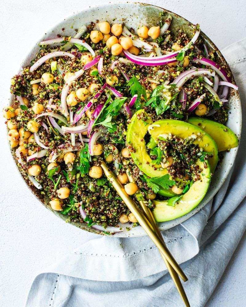 Quinoa Salad with Lemon Dressing