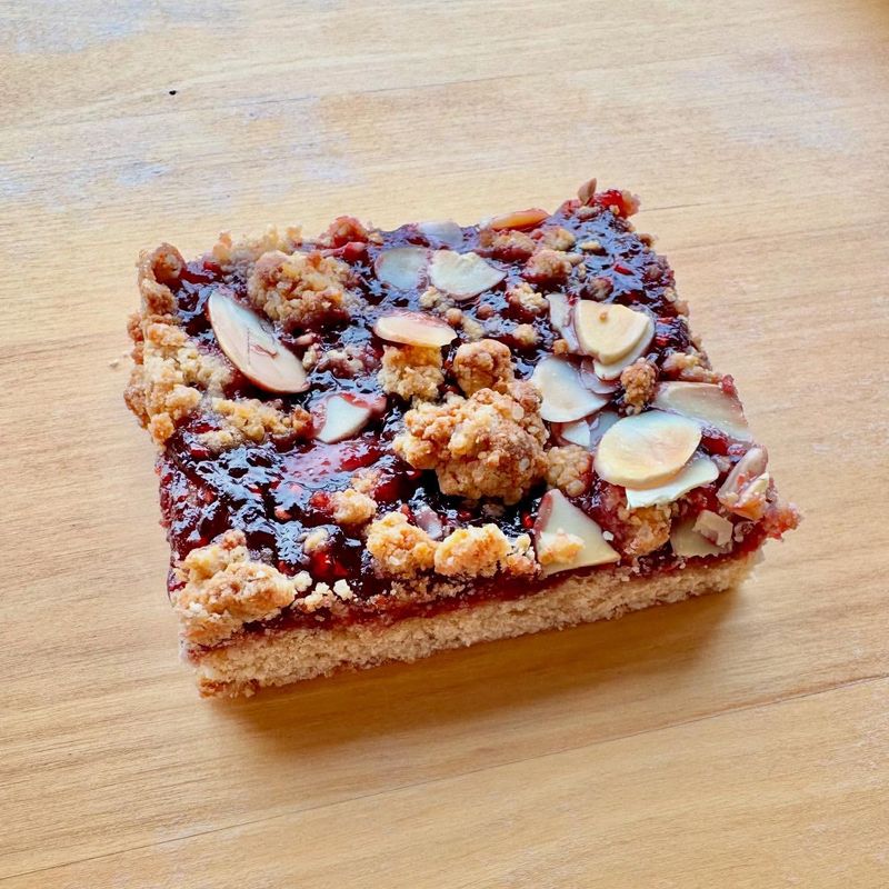 Raspberry Almond Bars