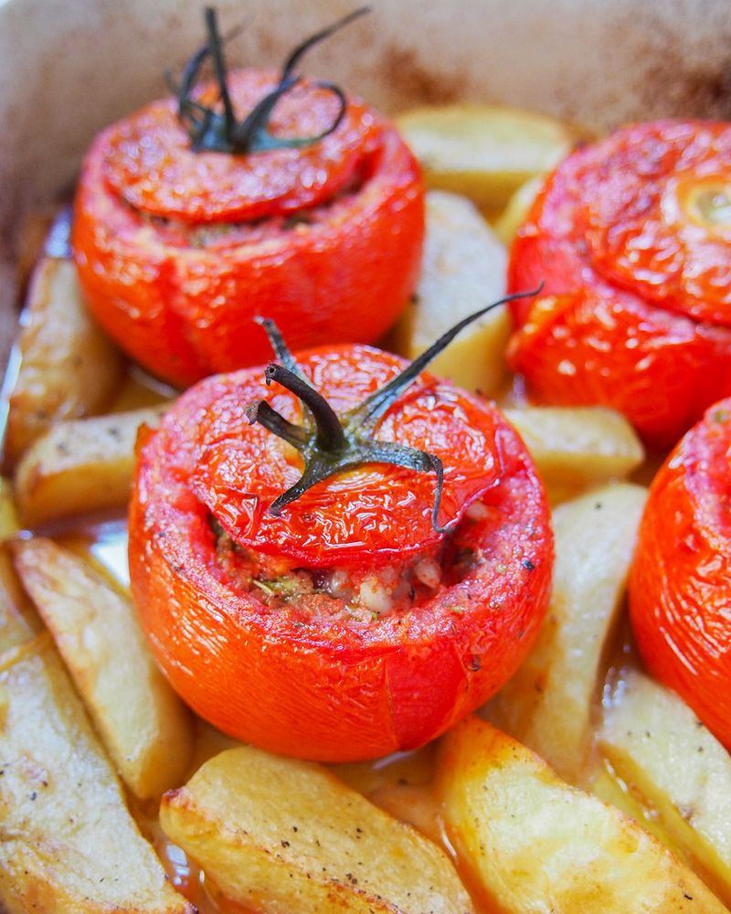 Rice-stuffed Tomatoes