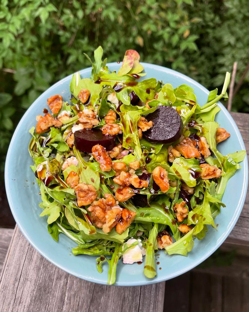 Roasted Beet and Arugula Salad