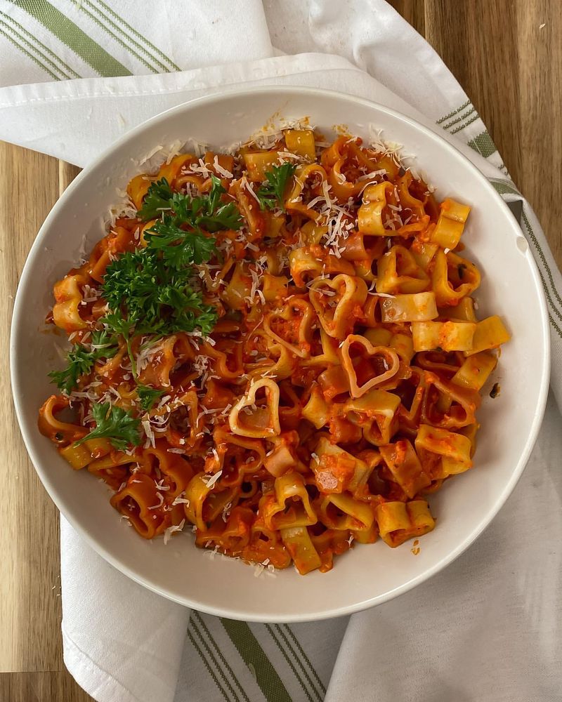 Roasted Red Pepper Farfalle