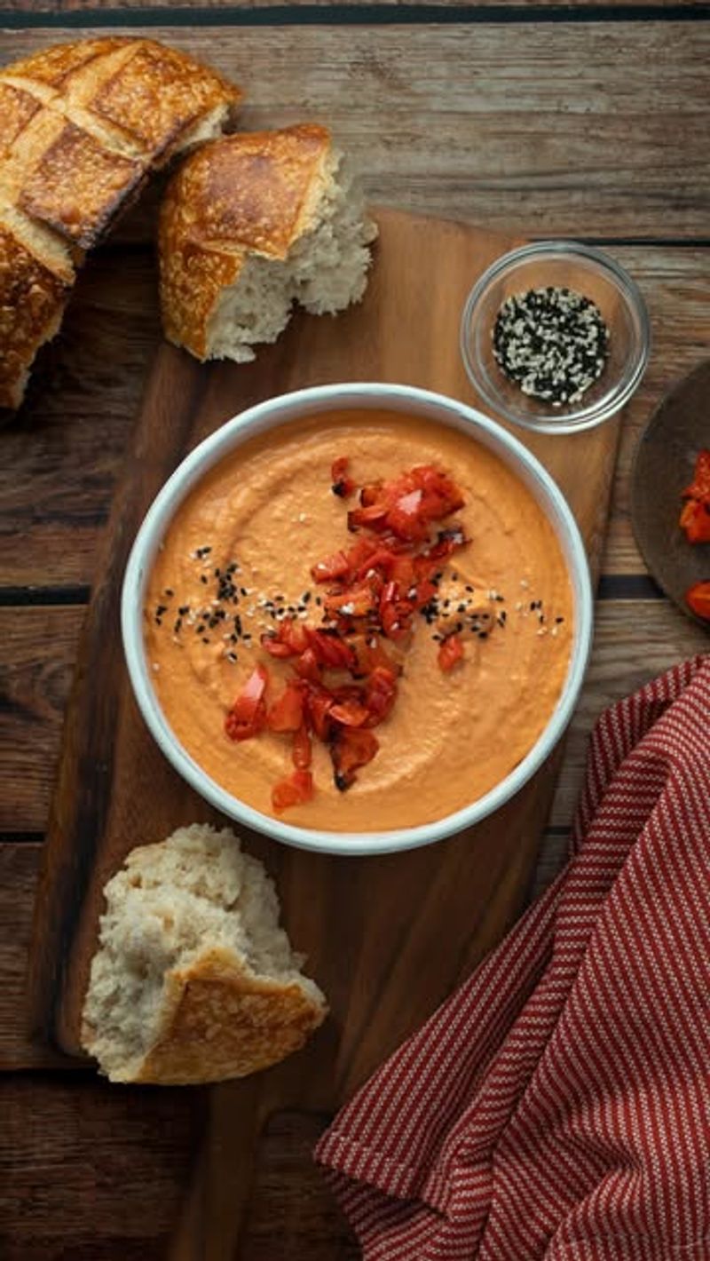 Roasted Red Pepper Hummus