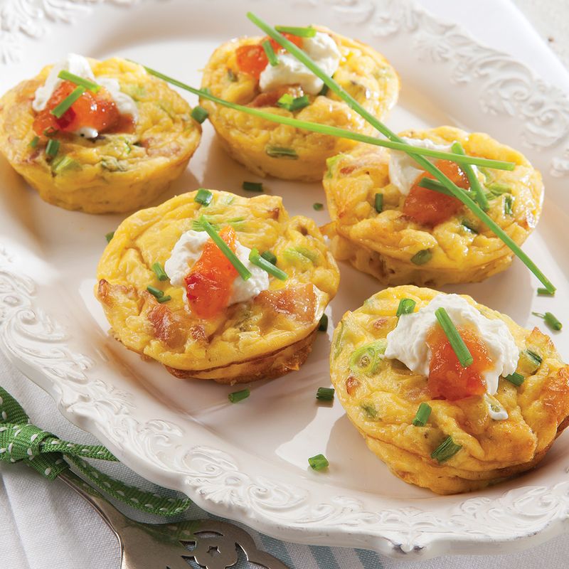 Egg and Chickpea Muffins