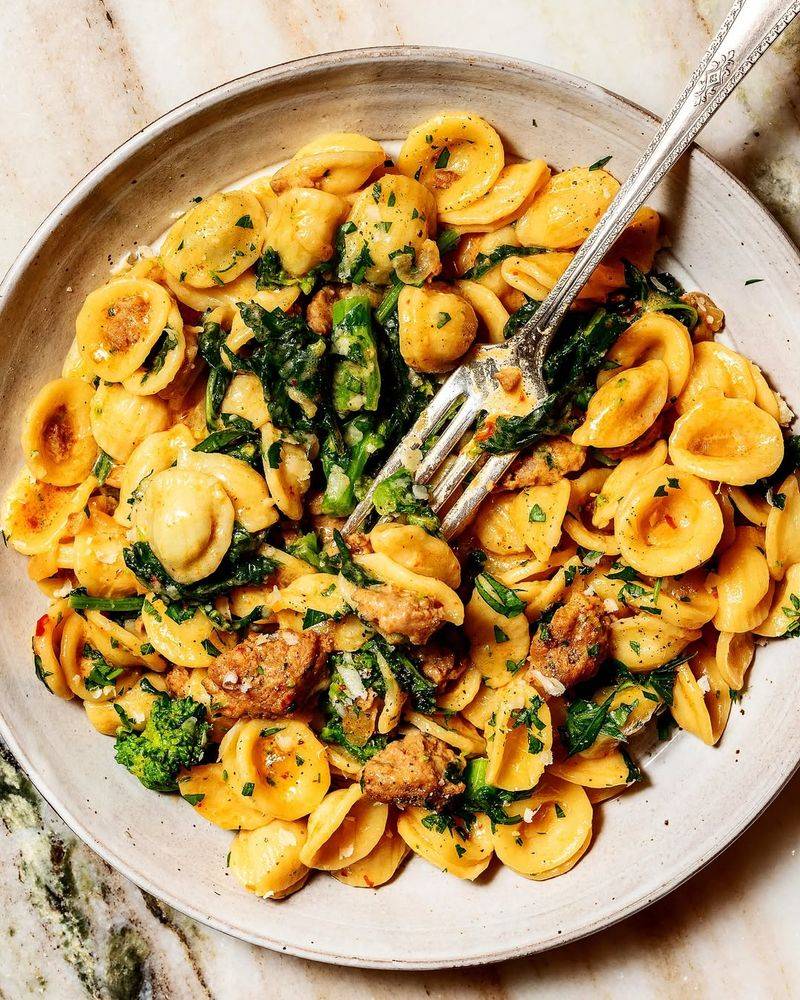 Sausage and Broccoli Rabe Orecchiette
