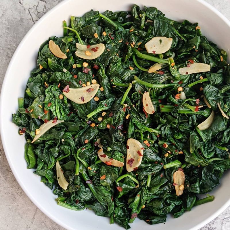 Sautéed Spinach with Garlic