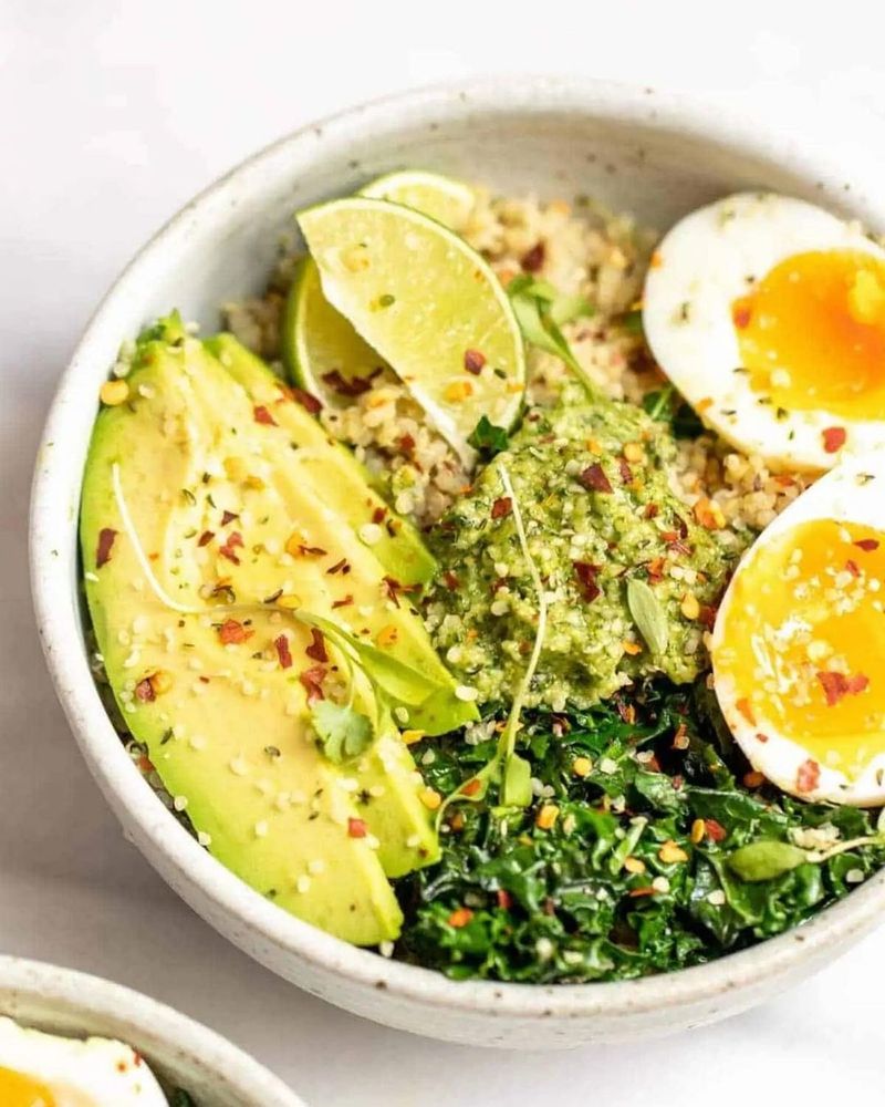 Savory Quinoa Breakfast Bowl