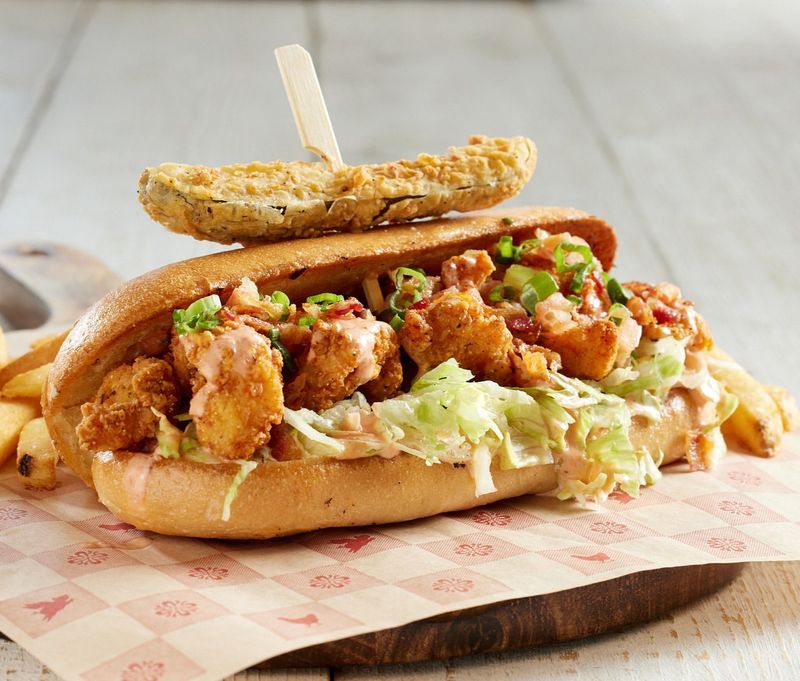 Shrimp Po' Boy Sandwich