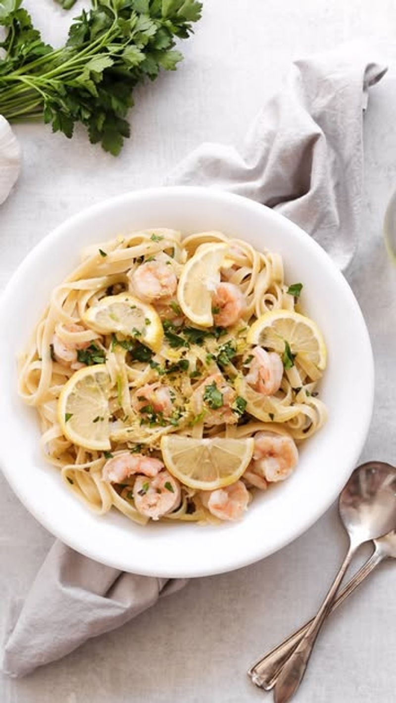 Shrimp Scampi Linguine